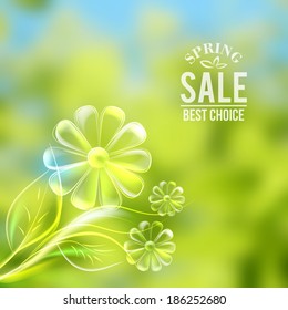 Nature color background. Vector illustration.