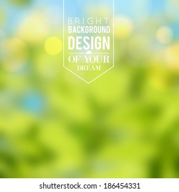 Nature color background. Vector illustration.