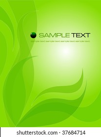 Nature concept abstract background - vector illustration