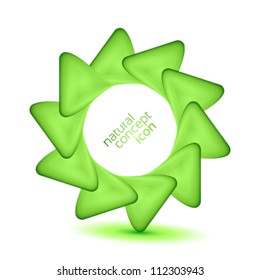 nature concept abstract shape, logo