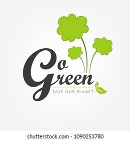 Nature Concept Background, Go Green.