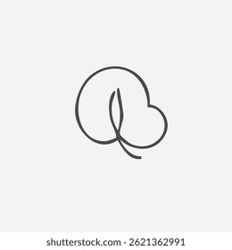 Nature concept. High quality nature themed elements collection. Editable strokes. Premium linear symbols for websites, flyers, banners, online stores and companies.