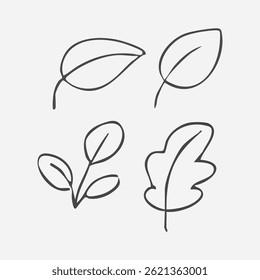 Nature concept. High quality nature themed elements collection. Editable strokes. Premium linear symbols for websites, flyers, banners, online stores and companies.