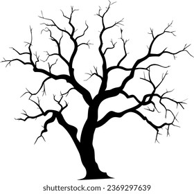 Nature concept represented by Dry tree icon. Isolated and flat illustration