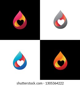 Nature conservation logo template. Logo with four image options that are ready to use - Vector