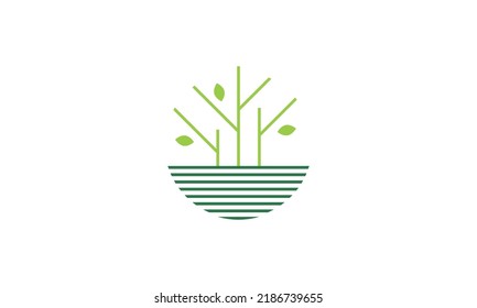 Nature creative symbol organic concept. Bio herbal health care abstract business eco logo. plant
