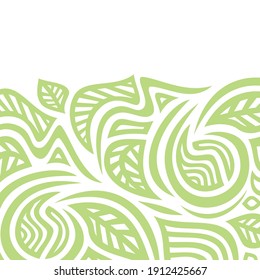 Nature decorative background. Vector illustration