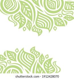 Nature decorative background. Vector illustration