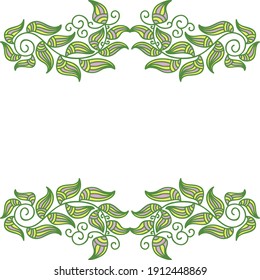 Nature decorative background. Vector illustration
