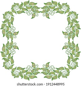 Nature decorative background. Vector illustration