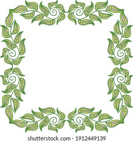 Nature decorative background. Vector illustration