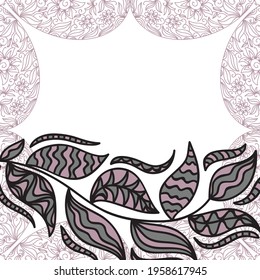 Fondo decorativo de la naturaleza. Ilustración del vector