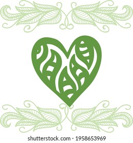 Nature decorative background. Vector illustration