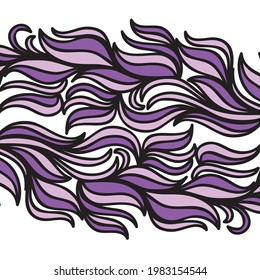 Fondo decorativo de la naturaleza. Ilustración del vector