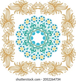 Fondo decorativo de la naturaleza. Ilustración del vector