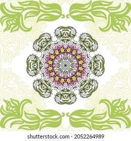 Nature decorative background. Vector illustration