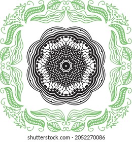 Nature decorative background. Vector illustration