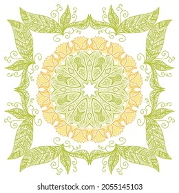 Fondo decorativo de la naturaleza. Ilustración del vector