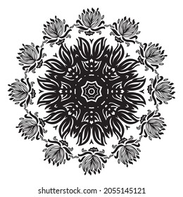Nature decorative background. Vector illustration