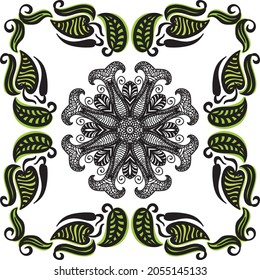 Nature decorative background. Vector illustration