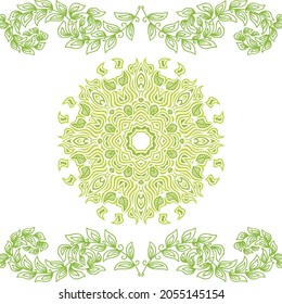 Nature decorative background. Vector illustration
