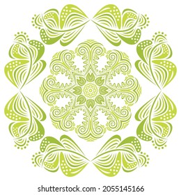 Nature decorative background. Vector illustration