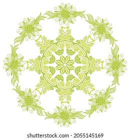 Nature decorative background. Vector illustration