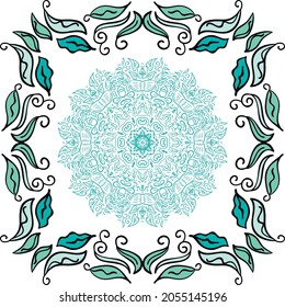 Nature decorative background. Vector illustration