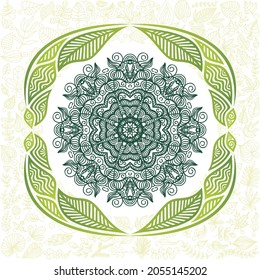 Nature decorative background. Vector illustration