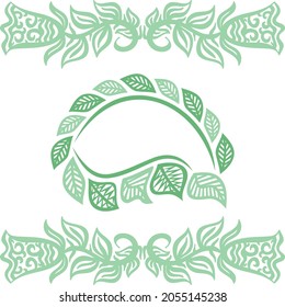 Fondo decorativo de la naturaleza. Ilustración del vector