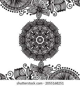 Nature decorative background. Vector illustration