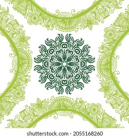 Fondo decorativo de la naturaleza. Ilustración del vector