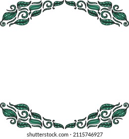 Fondo decorativo de la naturaleza. Ilustración del vector