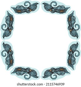Fondo decorativo de la naturaleza. Ilustración del vector