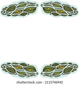Fondo decorativo de la naturaleza. Ilustración del vector