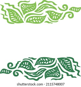 Nature decorative background. Vector illustration