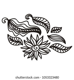 Nature decorative element. Vector illustration
