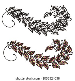 Nature decorative element. Vector illustration