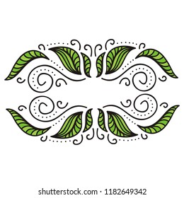Nature decorative element. Vector illustration