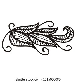 Nature decorative element. Vector illustration