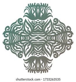 Elementos decorativos de la naturaleza. Ilustración del vector