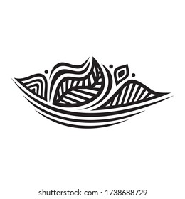 Nature decorative element. Vector illustration