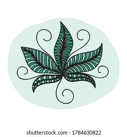 Nature decorative element. Vector illustration