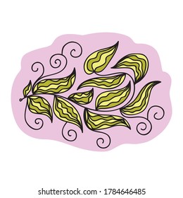 Nature decorative element. Vector illustration