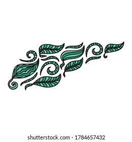 Nature decorative element. Vector illustration