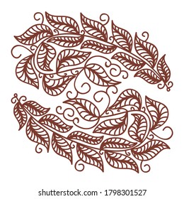 Nature decorative element. Vector illustration