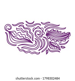 Nature decorative element. Vector illustration