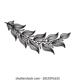 Nature decorative element. Vector illustration
