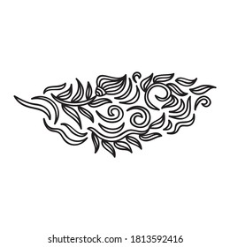 Nature decorative element. Vector illustration