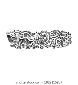 Nature decorative element. Vector illustration